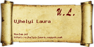 Ujhelyi Laura névjegykártya